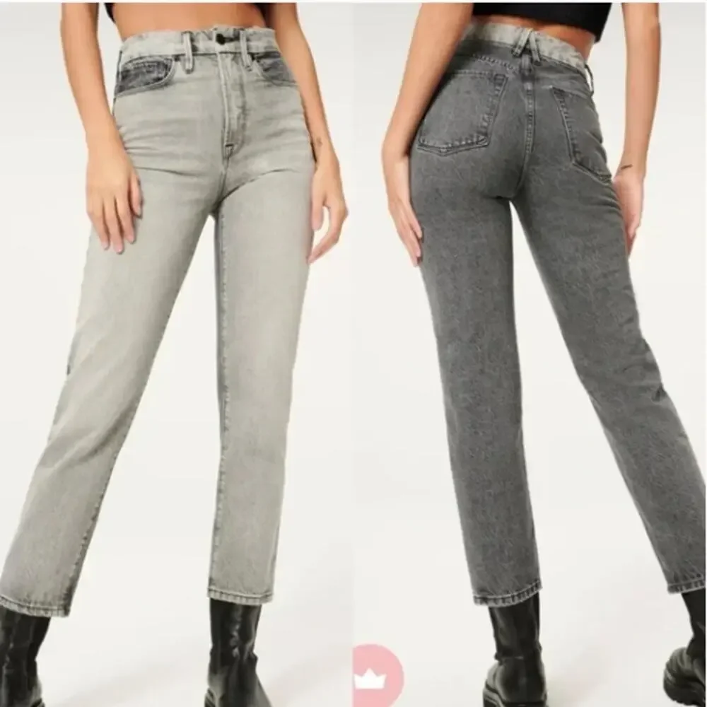 NEW Good American Good Vintage Two Tone Jeans Size 4/27‎